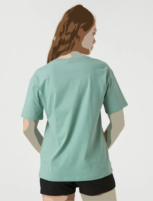 تی شرت آستین کوتاه زنانه کد 3SAL10053IK