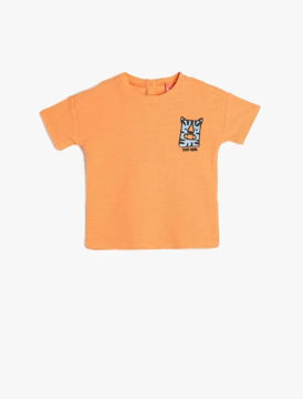 تی شرت آستین کوتاه نوزادی پسرانه کد 3SMB10255TK